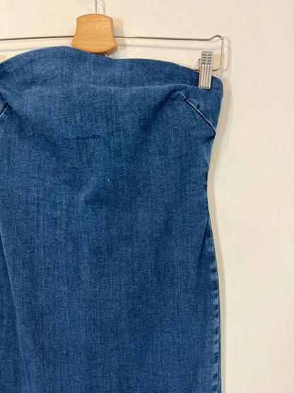 ZARA. Strapless denim dress. TM