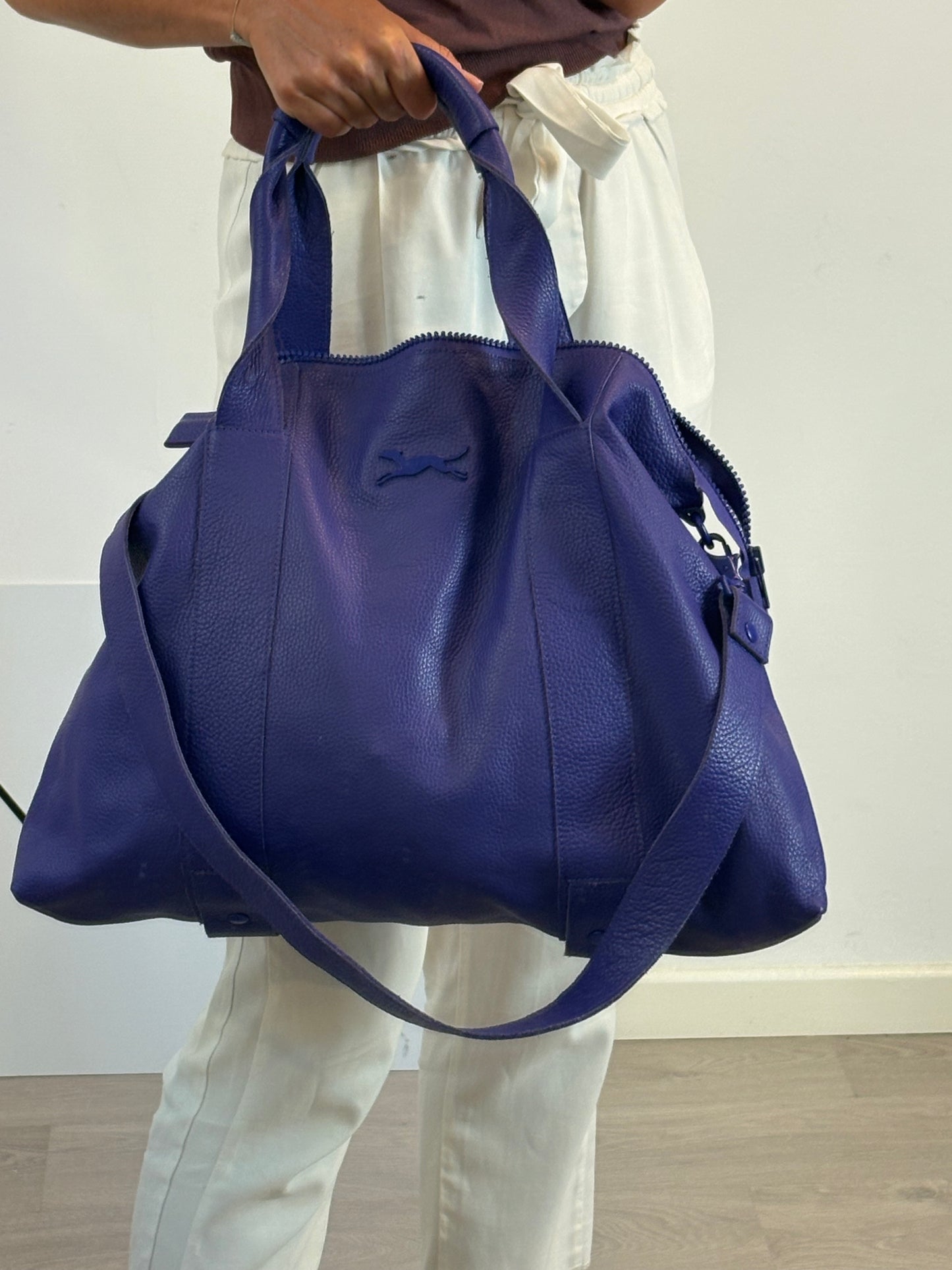 BIMBA Y LOLA. Purple leather bag