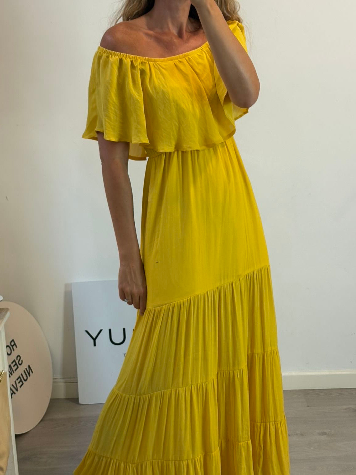Vestido largo vaporoso