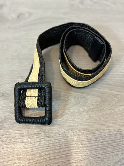 OTRAS. Cinturón elástico rafia
