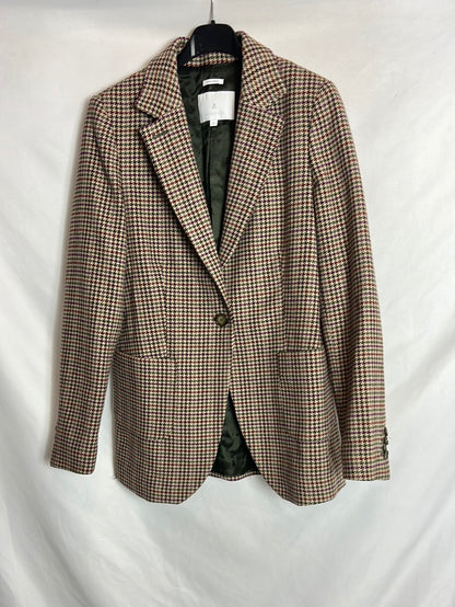 SCALPERS. Houndstooth blazer in TM colors