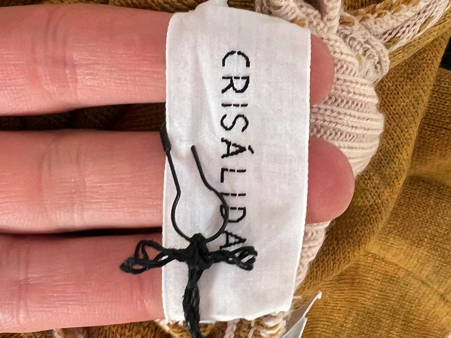 CRISÁLIDA. Jersey estampado lana Merino T.m