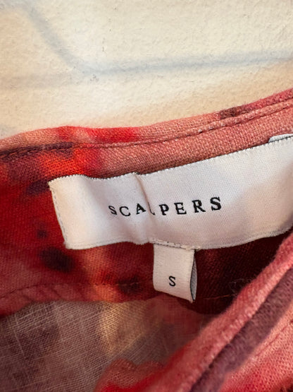 SCALPERS. Total look lino estampado. T S