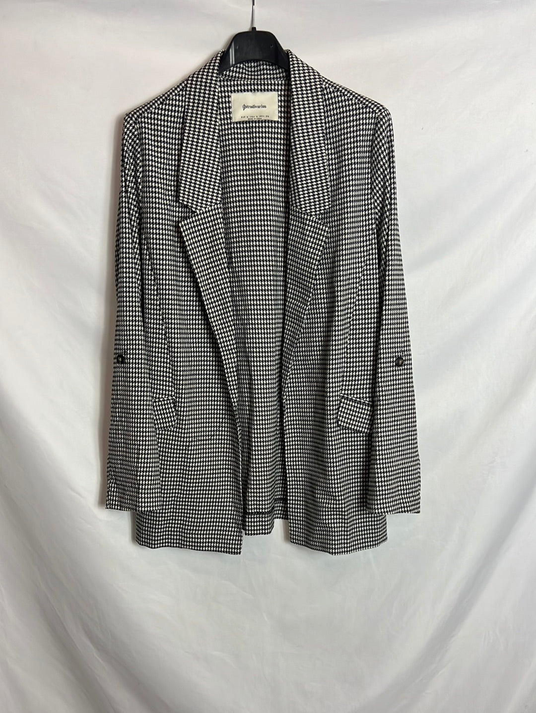 STRADIVARIUS.Blazer pata de gallo T.S