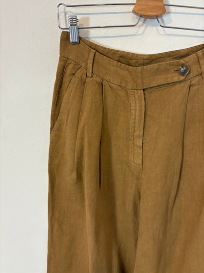 MASSIMO DUTTI. Pantalón marrón claro mezcla