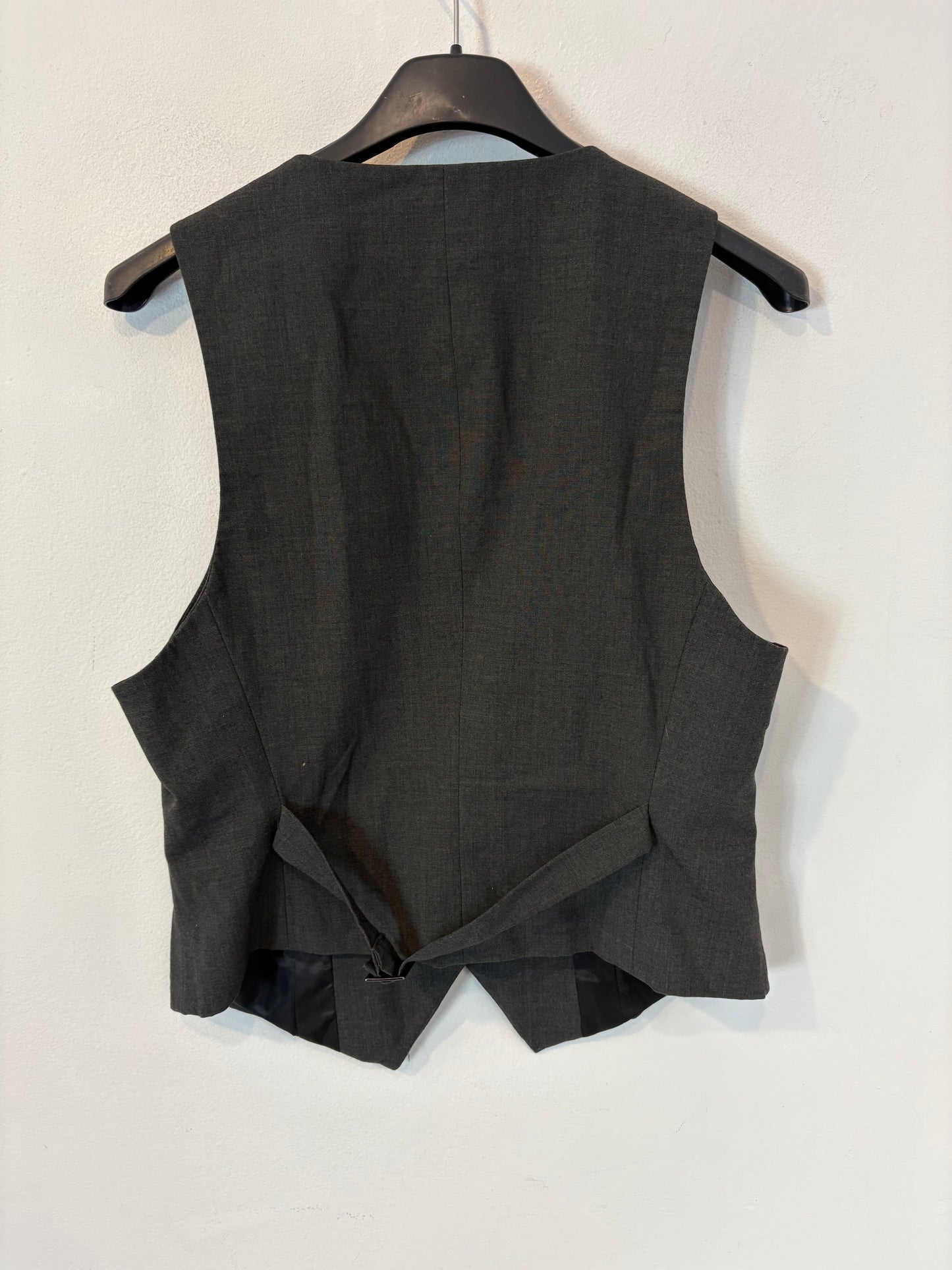 ZARA. Chaleco gris marengo