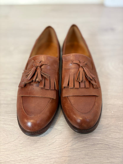 CAPRICE. Mocasines piel marrón