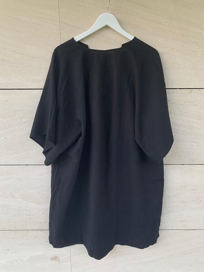 ZARA. Mustard textured back top. TS