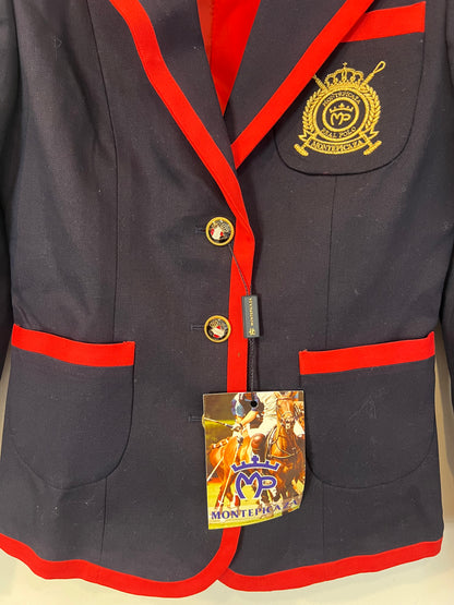 MONTEPICAZA. Blazer azul escudo