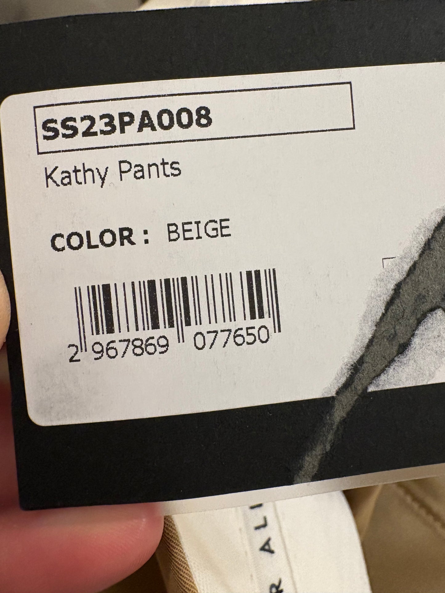 MUSE FOR ALL. Pantalón beige pinzas