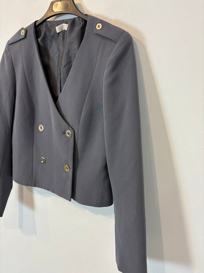 BIMANI. Chaqueta gris botones dorados