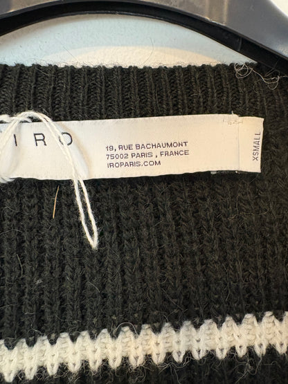 IRO. Jersey  negro rayas