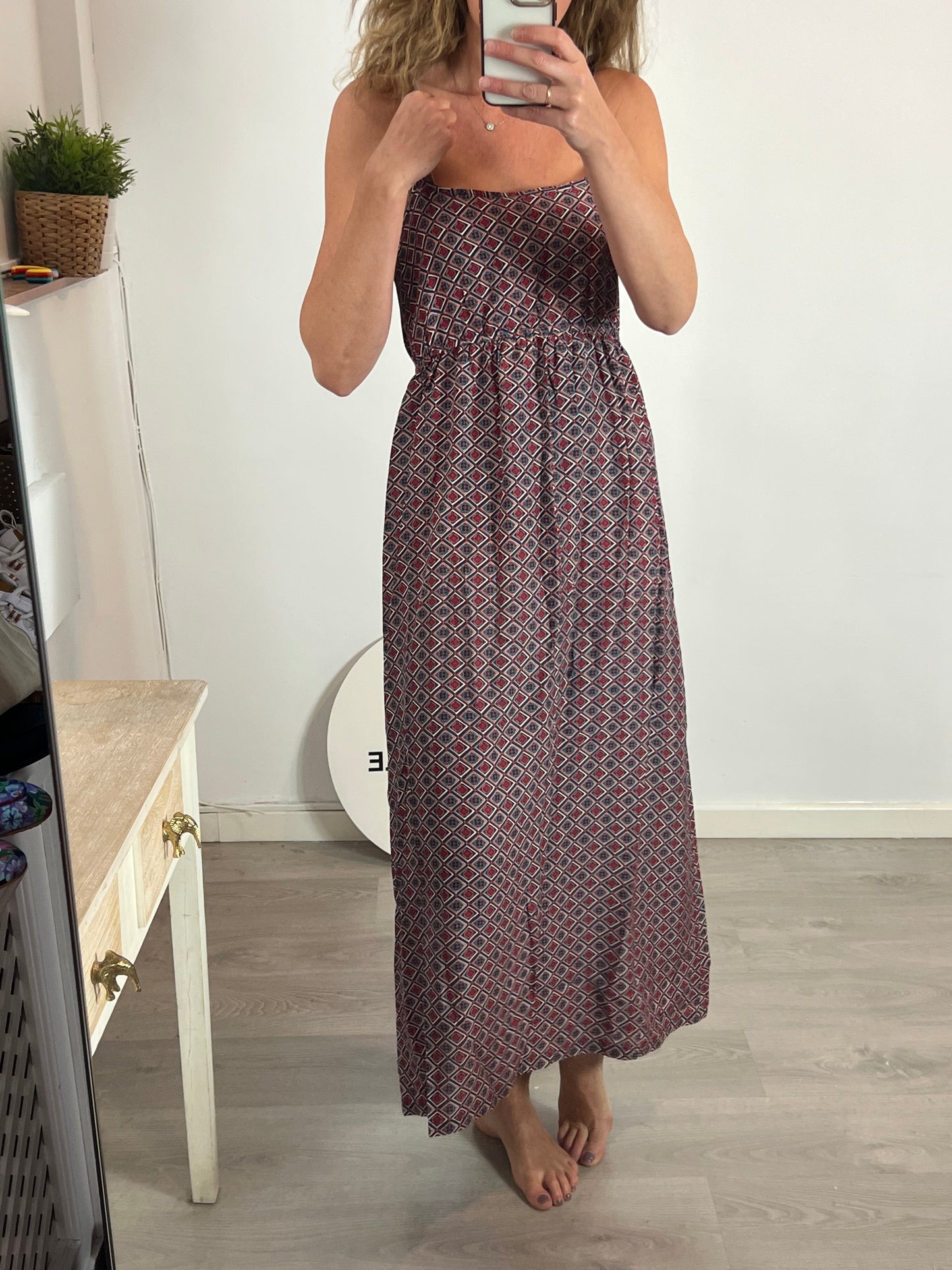 OTRAS. Vestido fluido estampado TU(S)