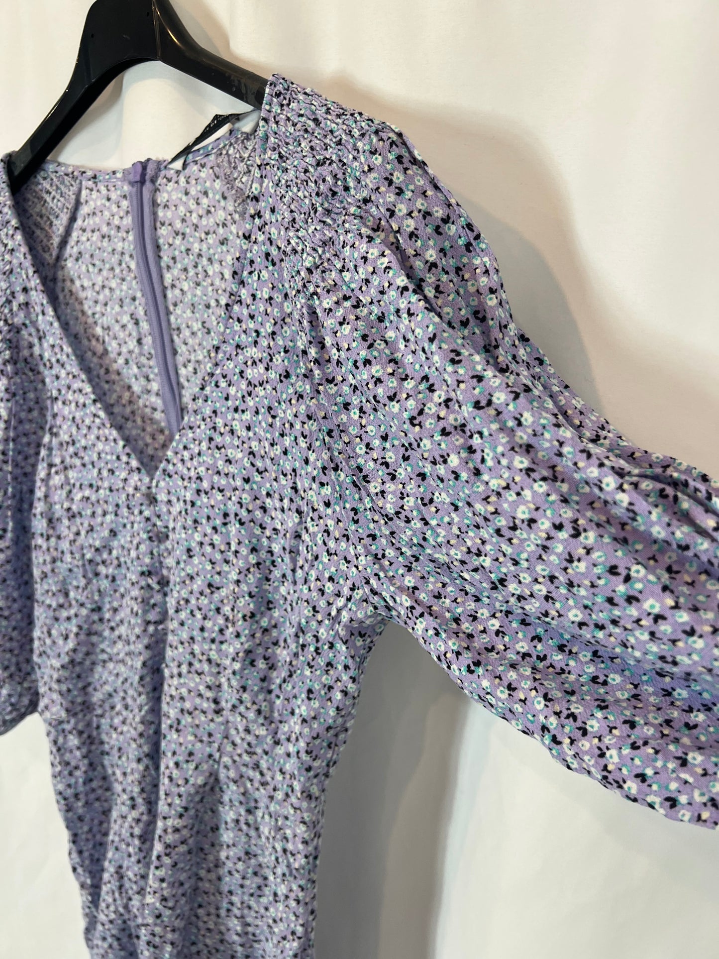 ZARA. Honeycomb detail short jumpsuit. TS