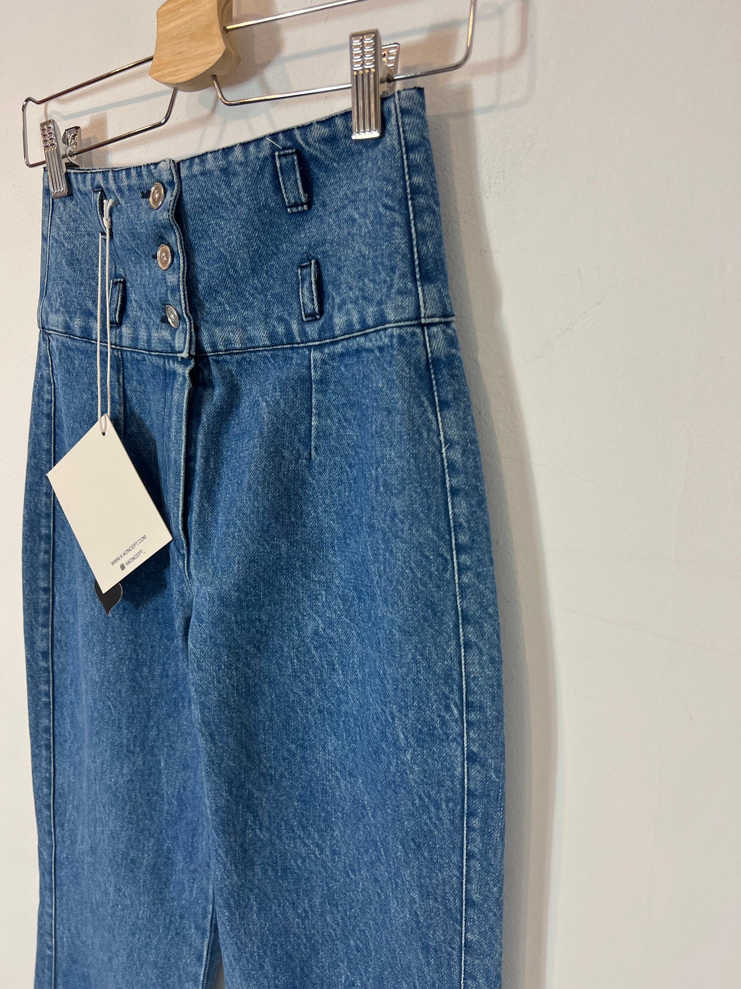K-KONCEPT. Wide-leg denim pants Tu(36)