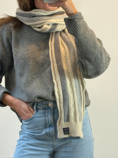 PAUL SMITH. Bufanda merino rayas