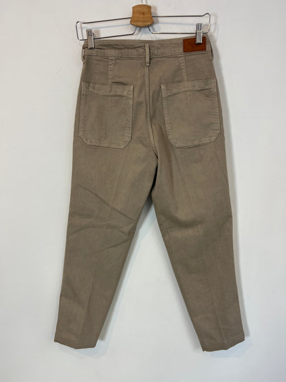 INTROPIA. Beige trousers with pockets. Size 36