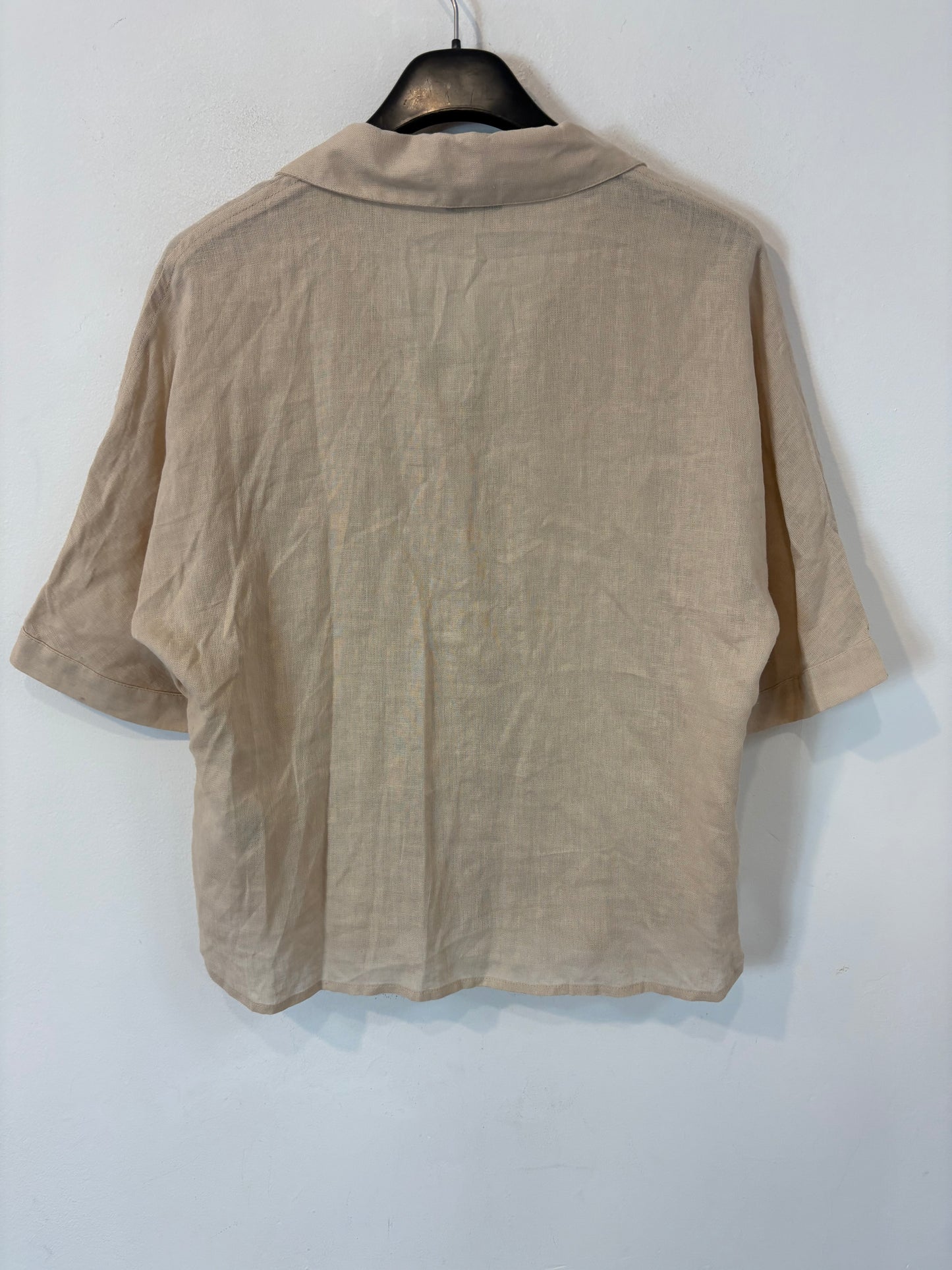 Blusa lino beige