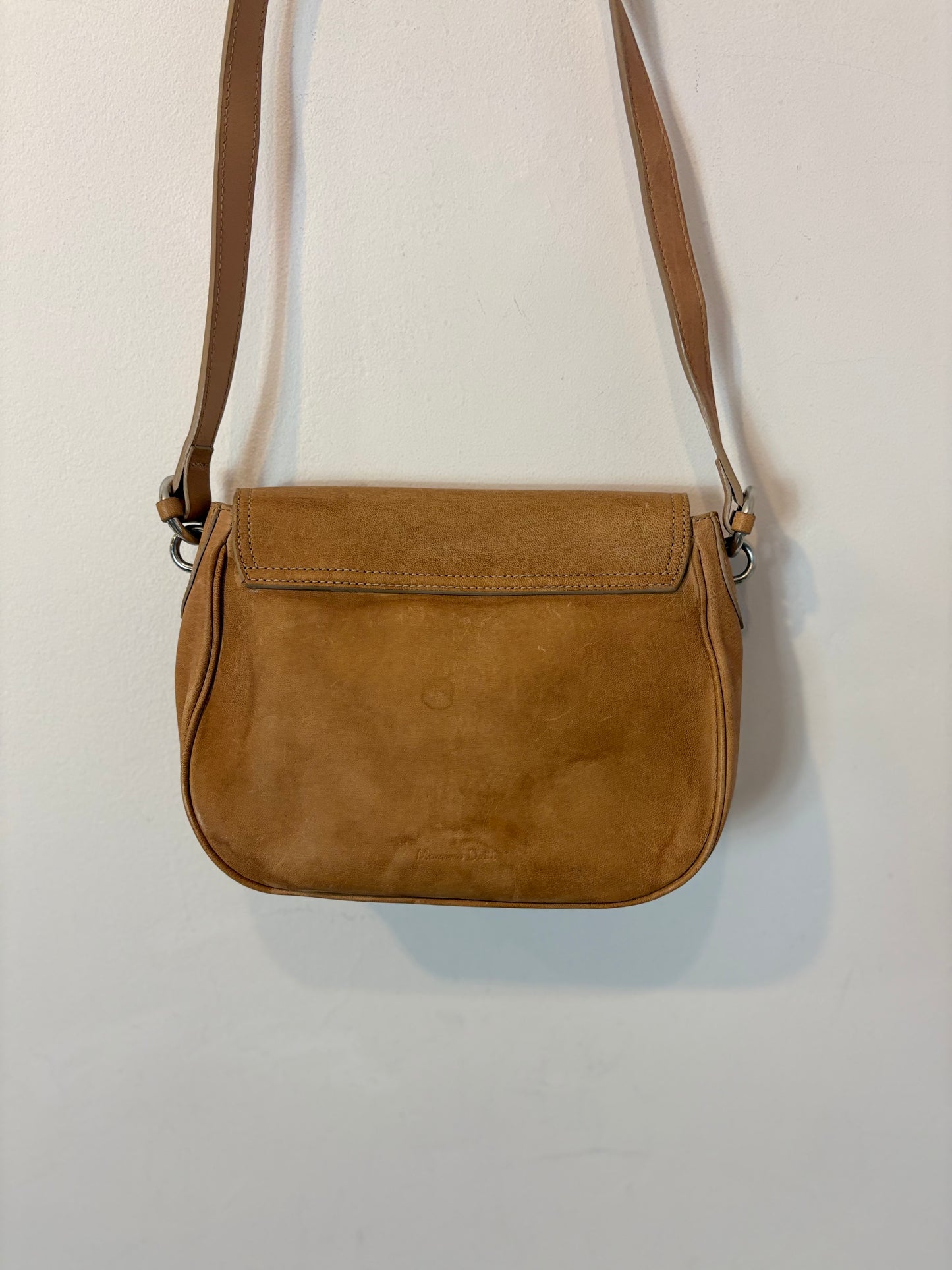 MASSIMO DUTTI. Bolso piel asa larga
