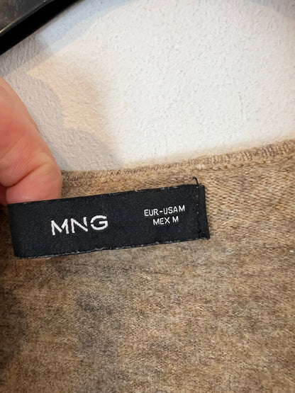 MANGO. Heathered beige sweater. TM