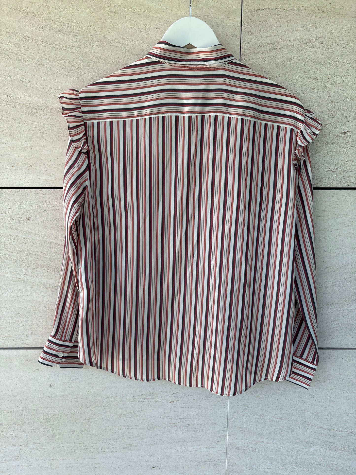 MASSCOB. Blusa seda rayas. T S