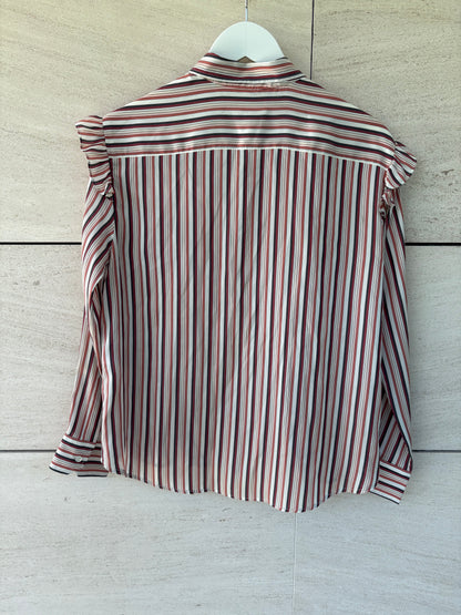 MASSCOB. Blusa seda rayas. T S