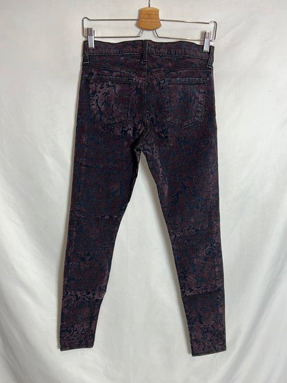 J BRAND. Skinny double-textured denim. Size 27(36)