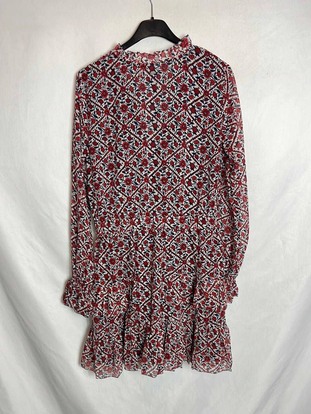 PEPE JEANS. Vestido corto flores T.s