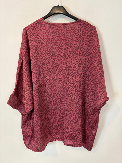 RENATTA&GO. Kimono fluido estampado. T U