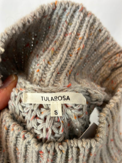 TULAROSA. Gray Ts shoulder sweater