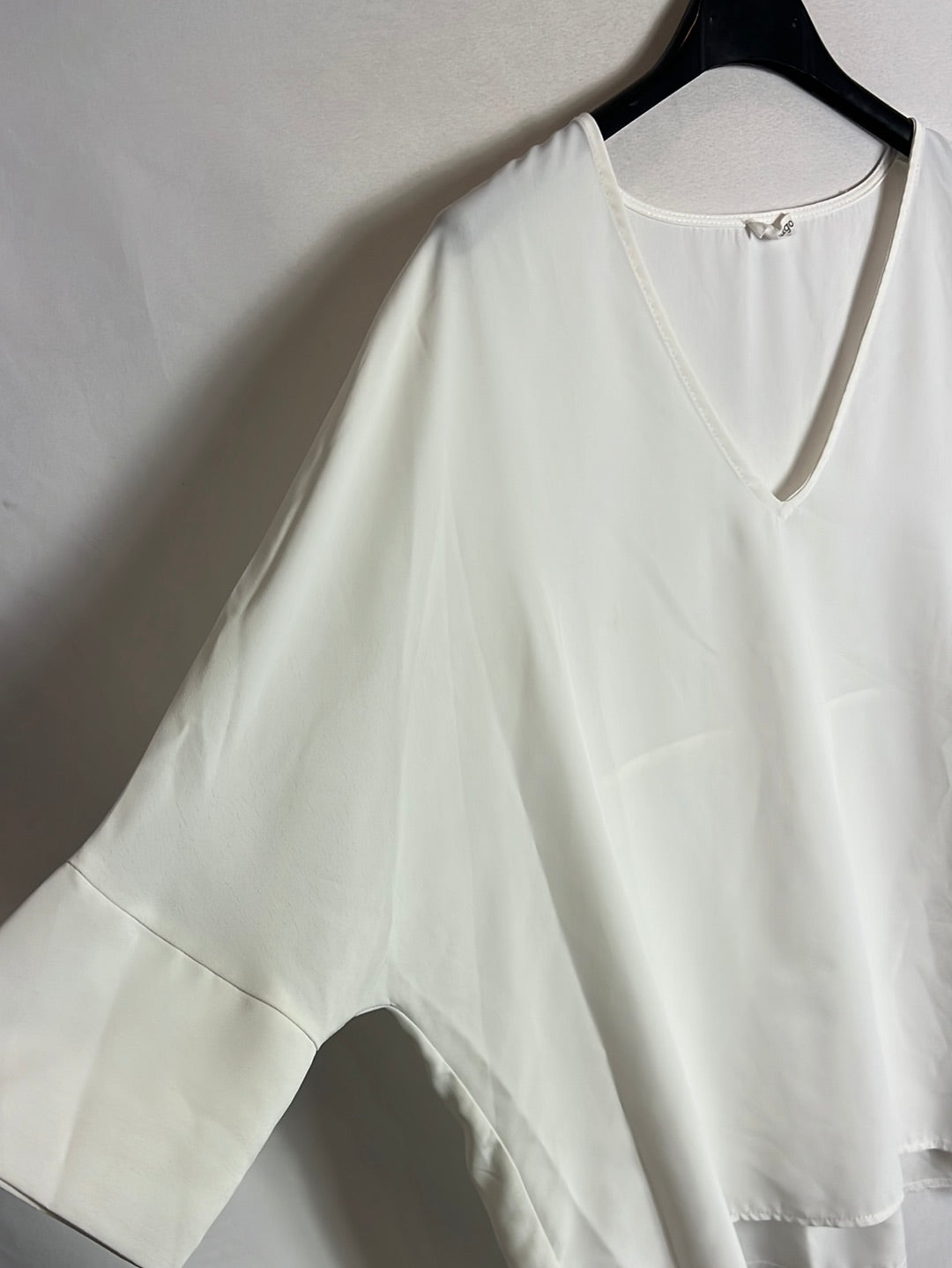 RENATTA&GO . Top blanco fluido . TU (s)