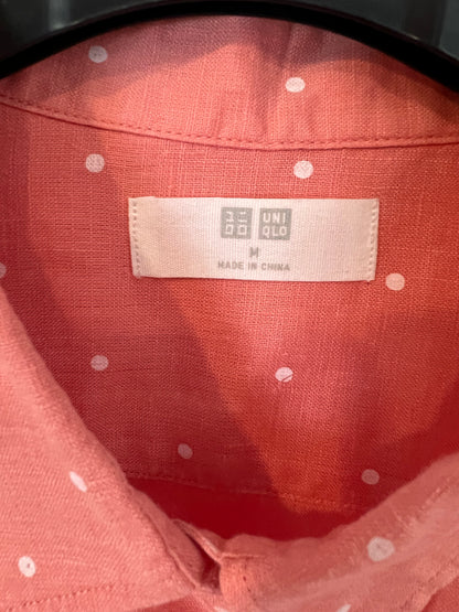UNIQLO. Polka dot linen shirt. TM
