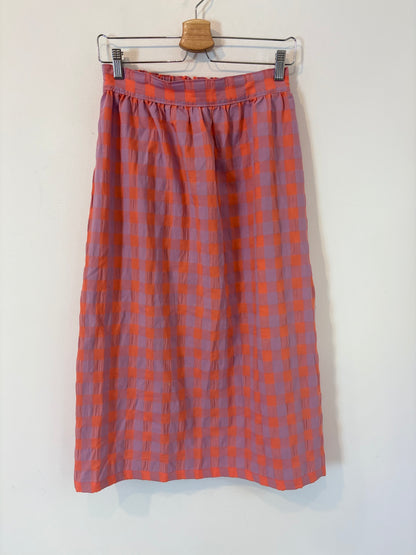 LA ROMANA GALICIA. Falda mido cuadros . T S