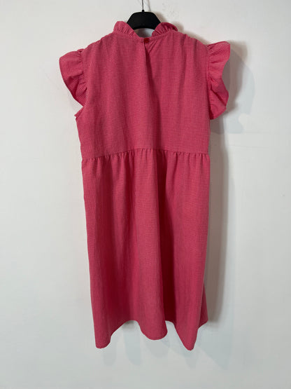 BANOFFEE. Vestido corto cuadros T.s