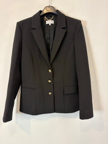 PATRIZIA PEPE. Traje de chaqueta negro botones dorados