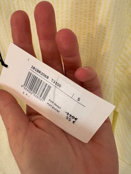 BIMBA Y LOLA. Top textura rayas. T S