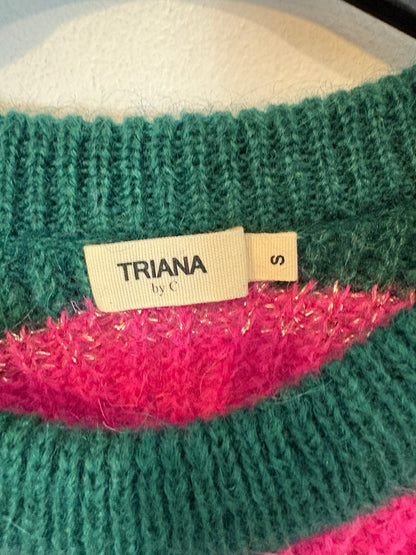 TRIANA by C. Jersey rayas hilos dorados