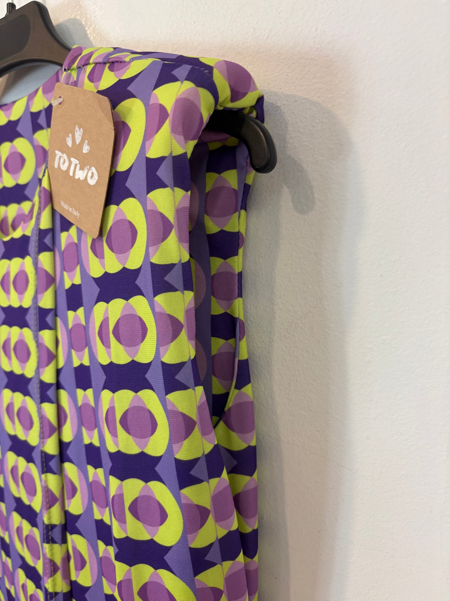 OTRAS. Top largo cruzado estampado. T S