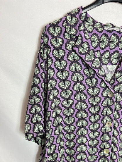 LEFTIES. Total look morado fluido T M