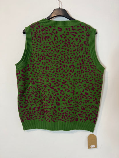 LAMIAR. Sleeveless print sweater TU(S)
