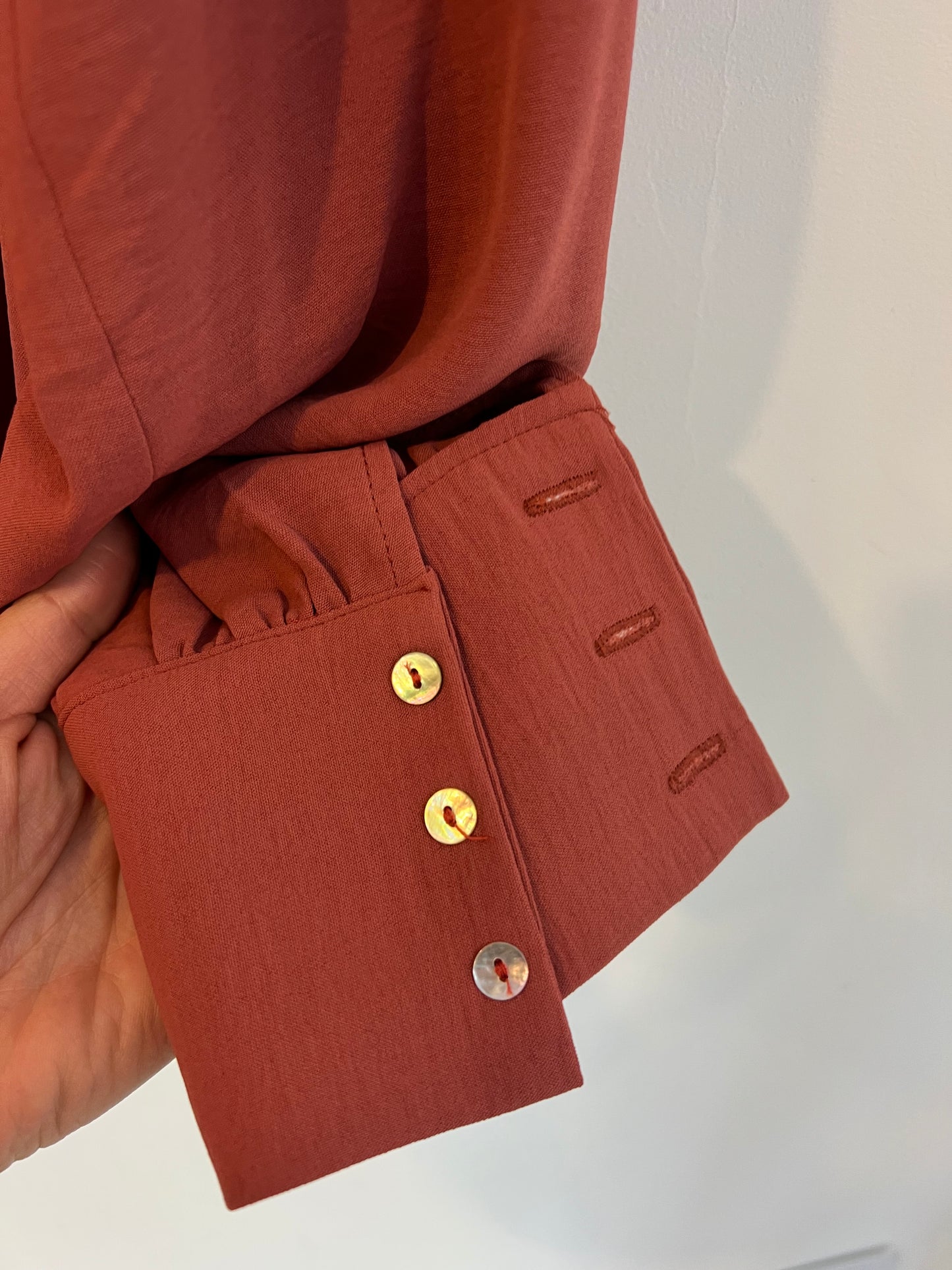 NAME THE BRAND. Flowy rope blouse. TM