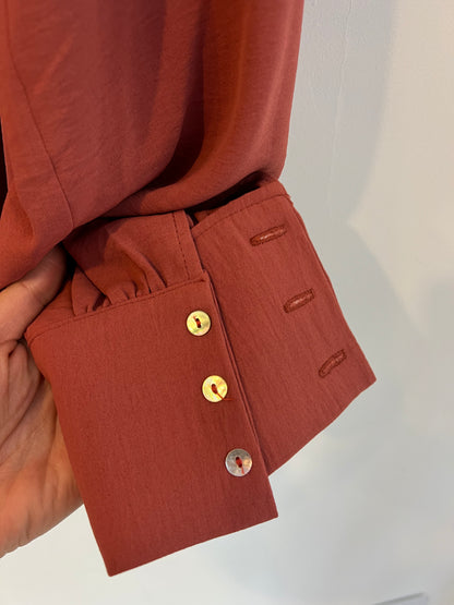 NAME THE BRAND. Flowy rope blouse. TM