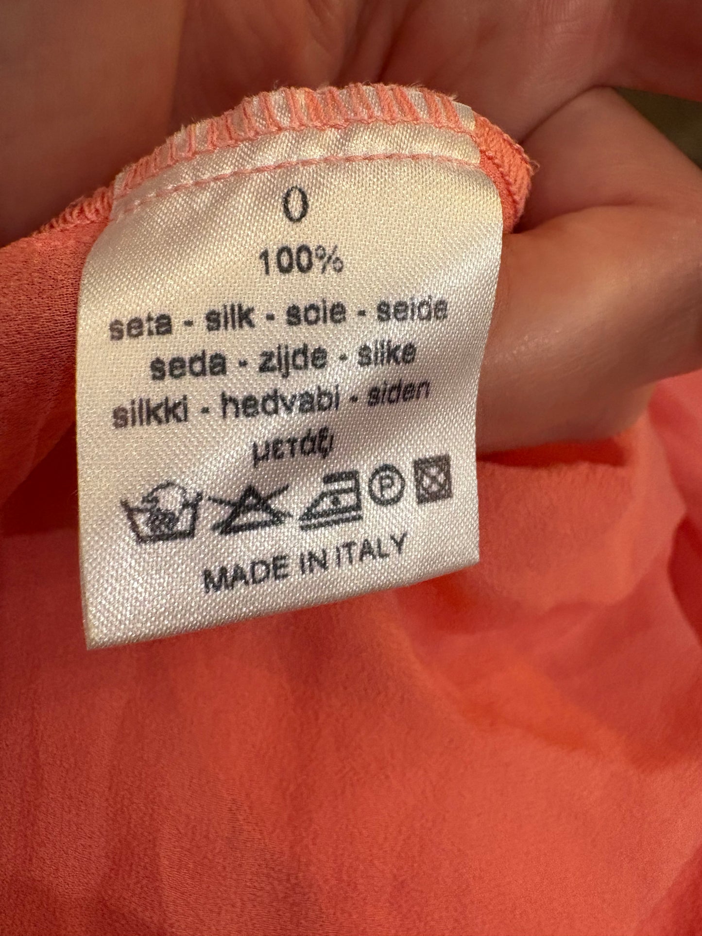 FORTE FORTE. falda midi fluida rosa claro