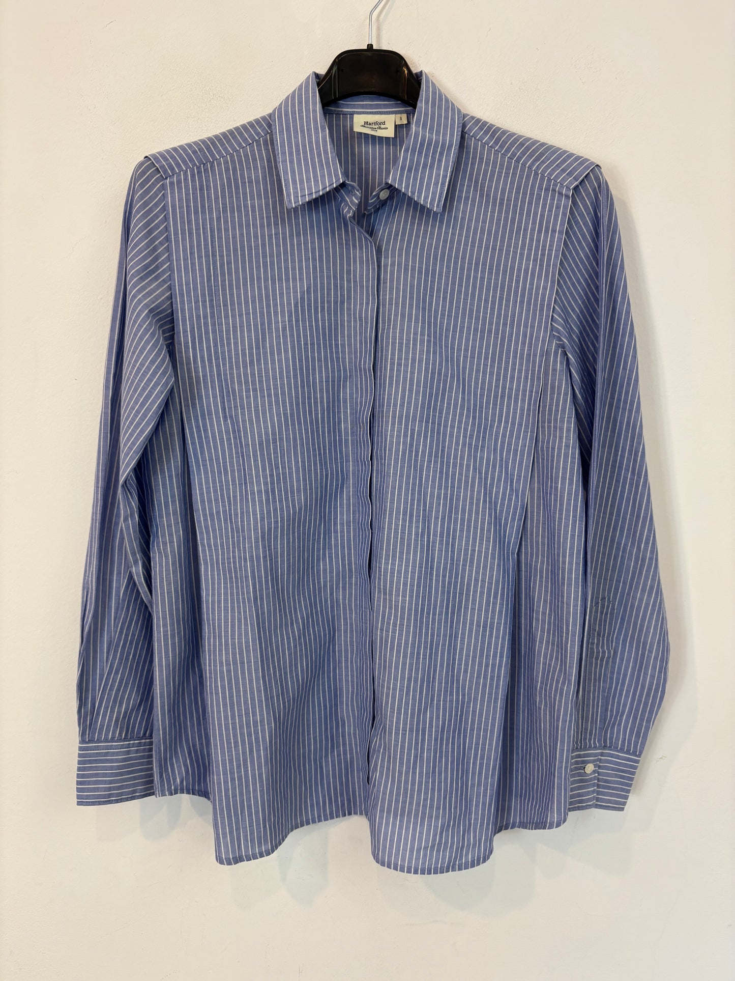 HARTFORD. Camisa azul rayas