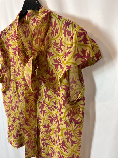 OTRAS. Blusa estampada detalle botones. T 40