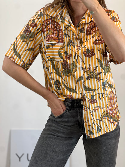 CAP D´ ARSENE. Camisa rayas estampada. T M