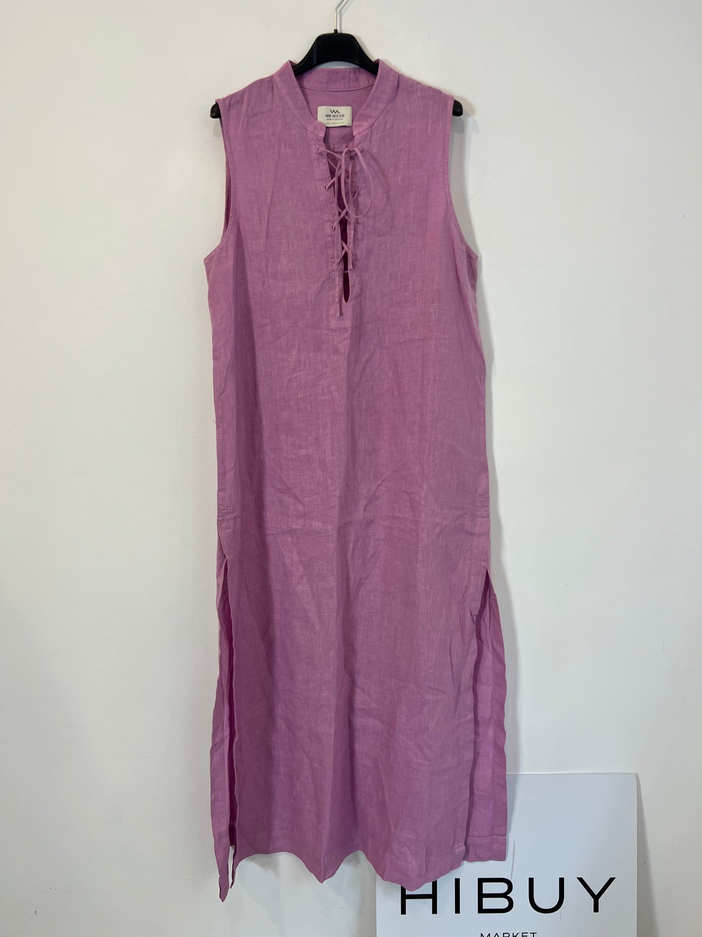 MR MOOD. Vestido malva lino  T.1(s)