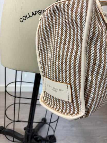GIANNI CHIARINI. Striped shopper bag