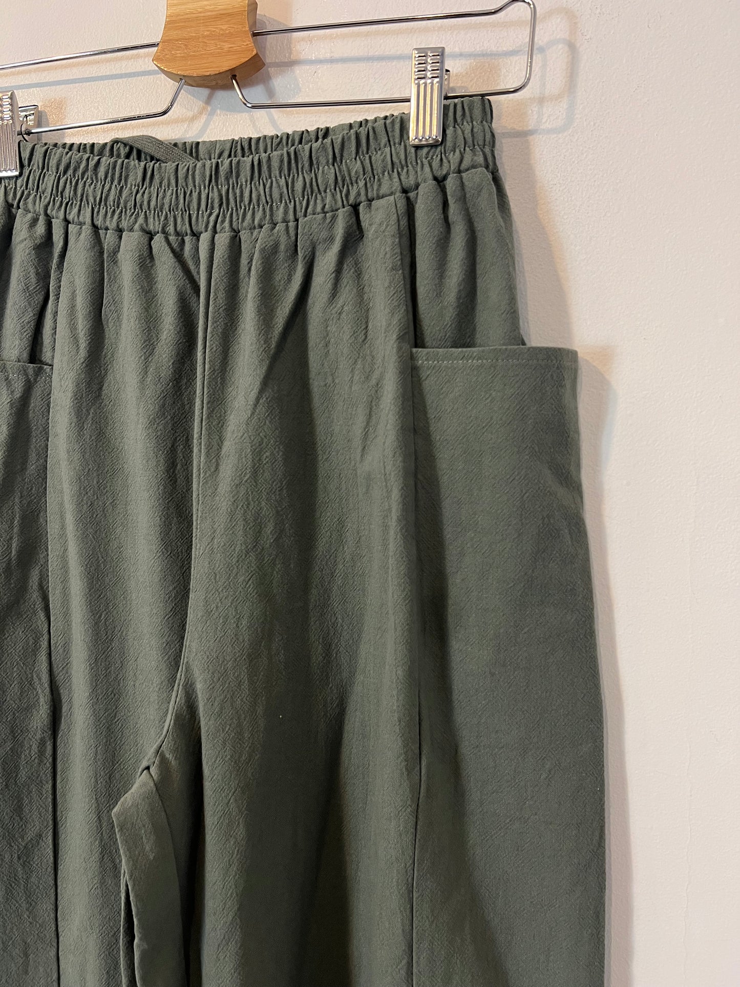 Pantalón verde algodón