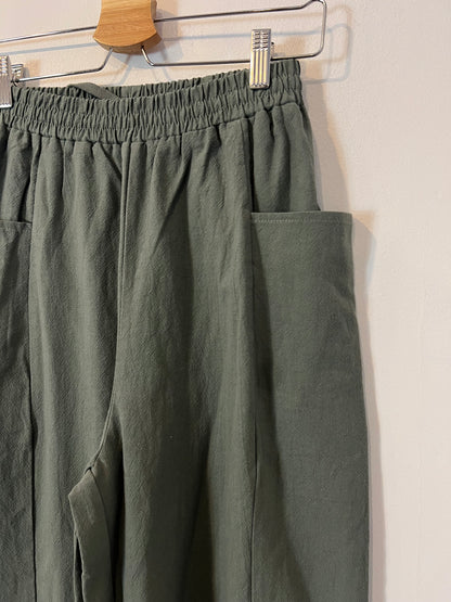 Pantalón verde algodón